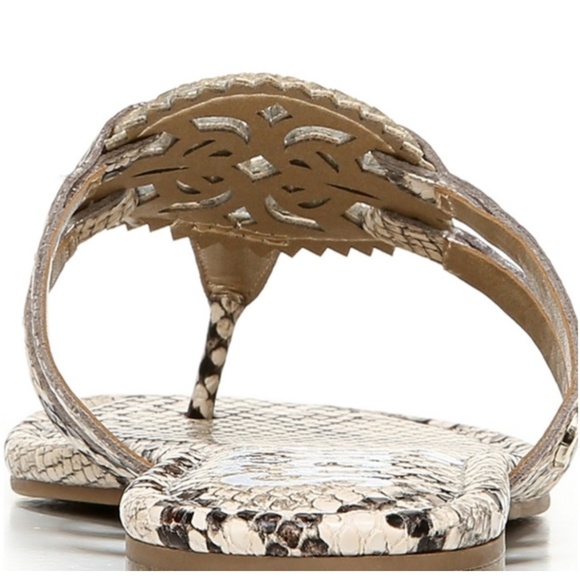 Sam Edelman Circus “Canyon” Faux Snakeskin Sandals - Picture 5 of 7